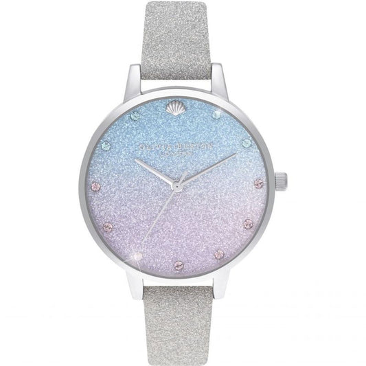 Olivia Burton Gray Artificial Leather Watch $218.00 Olivia Burton Luzworld