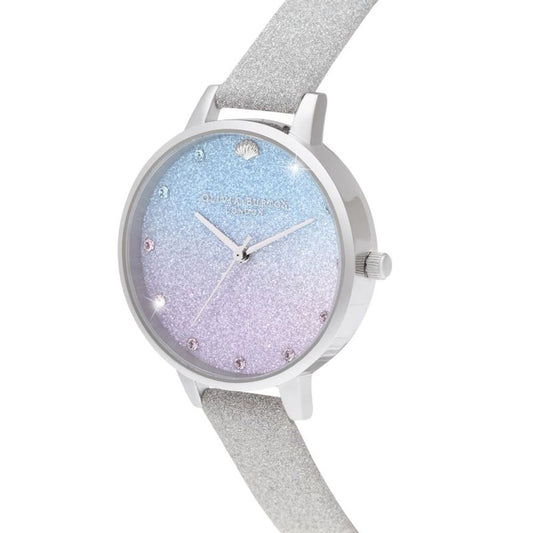 Olivia Burton Gray Artificial Leather Watch $218.00 Olivia Burton Luzworld