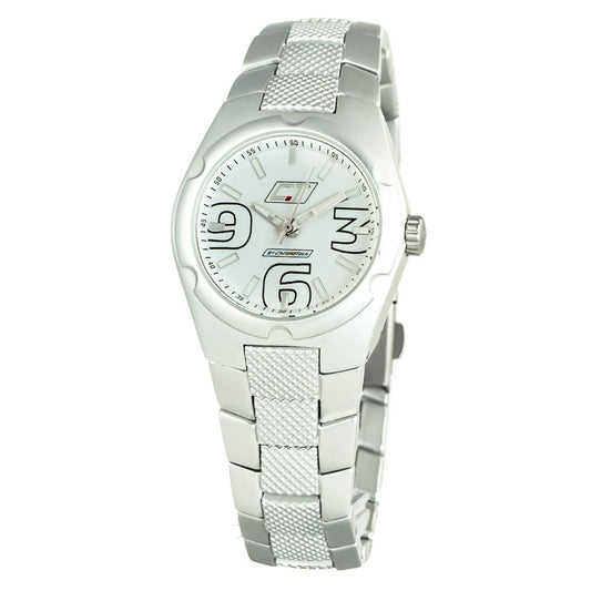 Chronotech Silver Stainless Steel Watch $149.00 Chronotech Luzworld