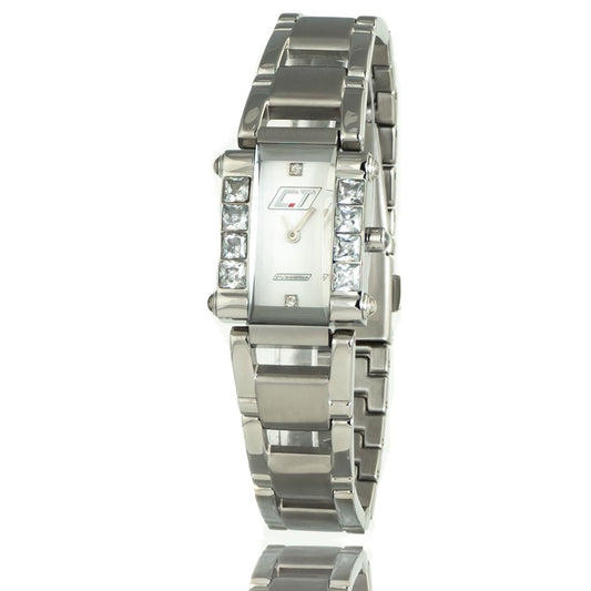 Chronotech Silver Stainless Steel Watch $156.00 Chronotech Luzworld