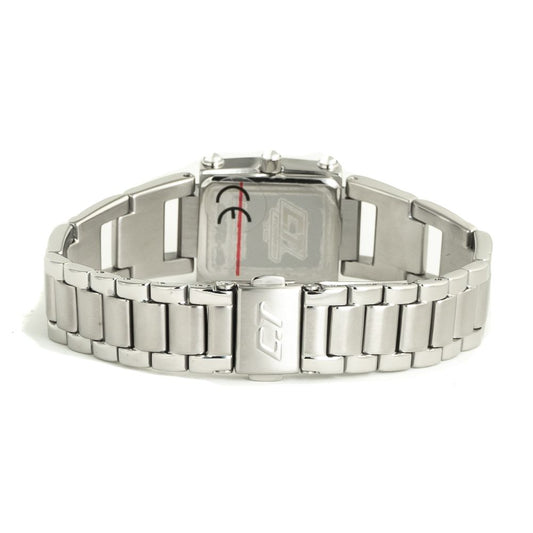 Chronotech Silver Stainless Steel Watch $156.00 Chronotech Luzworld