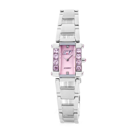 Chronotech Silver Stainless Steel Watch $156.00 Chronotech Luzworld