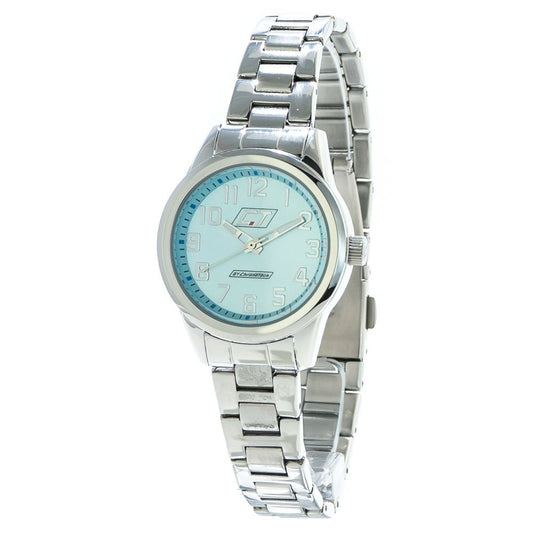 Chronotech Silver Stainless Steel Watch $138.00 Chronotech Luzworld