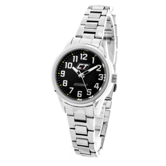 Chronotech Silver Stainless Steel Watch $160.00 Chronotech Luzworld