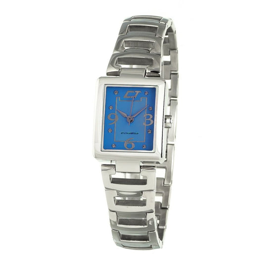 Chronotech Silver Stainless Steel Watch $150.00 Chronotech Luzworld