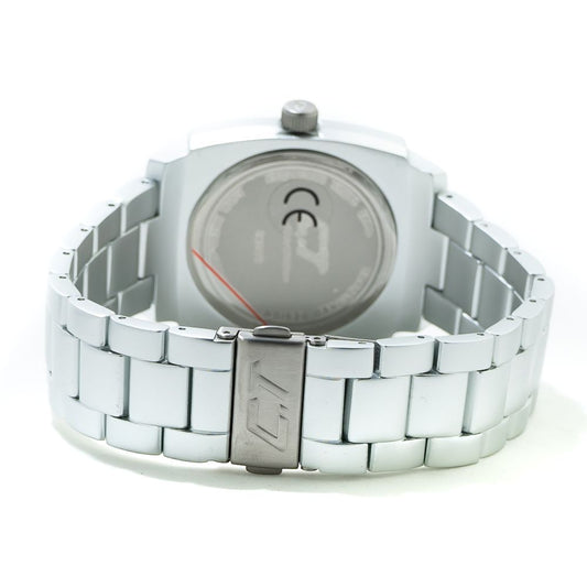 Chronotech Silver Aluminum Watch $156.00 Chronotech Luzworld