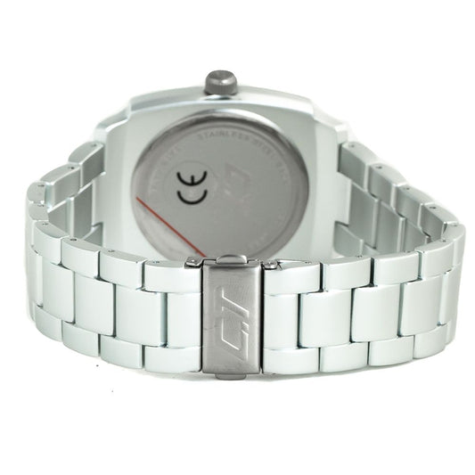 Chronotech Silver Stainless Steel Watch $156.00 Chronotech Luzworld