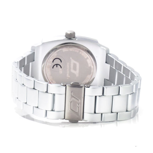 Chronotech Silver Aluminum Watch $156.00 Chronotech Luzworld