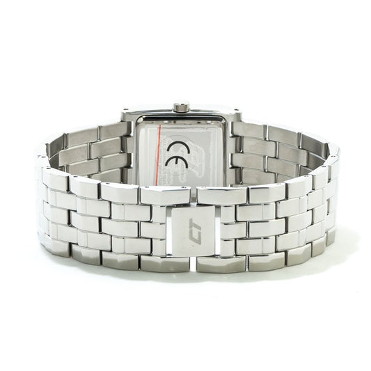 Chronotech Silver Stainless Steel Watch $149.00 Chronotech Luzworld