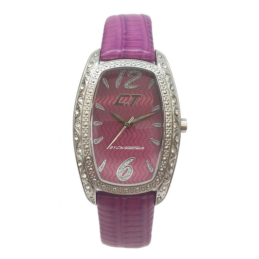 Chronotech Purple Leather Watch $138.00 Chronotech Luzworld