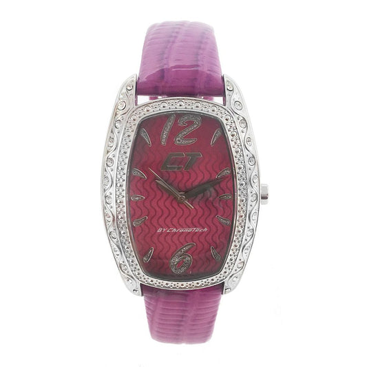 Chronotech Purple Leather Watch $138.00 Chronotech Luzworld