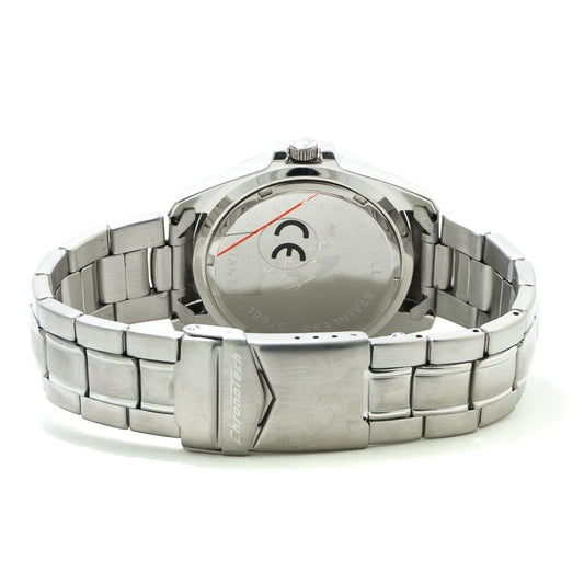 Chronotech Silver Stainless Steel Watch $154.00 Chronotech Luzworld