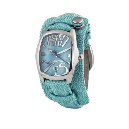 Chronotech Blue Leather Watch $165.00 Chronotech Luzworld