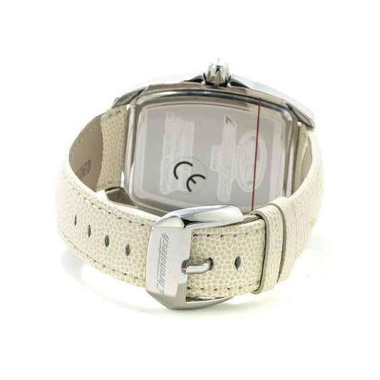Chronotech White Leather Watch $151.00 Chronotech Luzworld