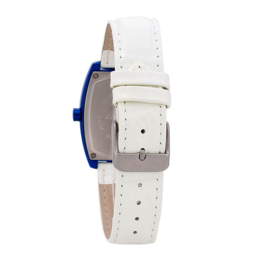 Chronotech White Leather Watch $122.00 Chronotech Luzworld