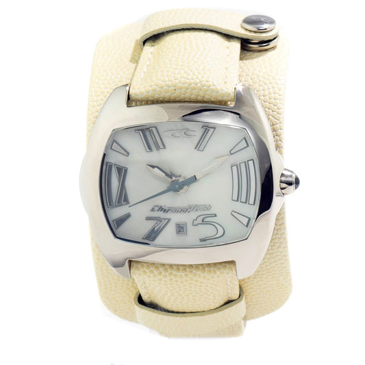 Chronotech Beige Leather Watch $157.00 Chronotech Luzworld
