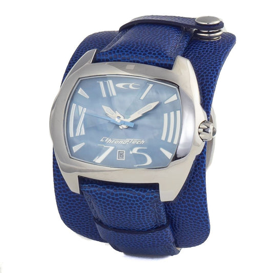 Chronotech Blue Leather Watch $163.00 Chronotech Luzworld