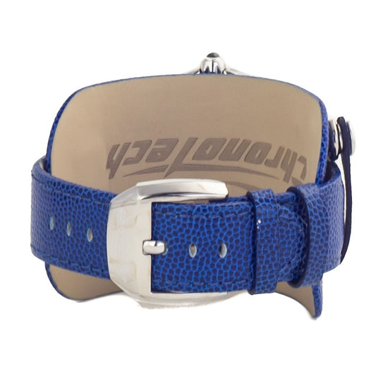Chronotech Blue Leather Watch $163.00 Chronotech Luzworld
