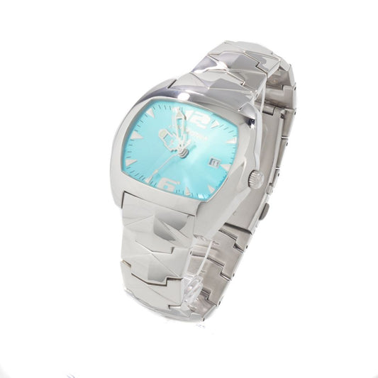 Chronotech Silver Stainless Steel Watch $192.00 Chronotech Luzworld
