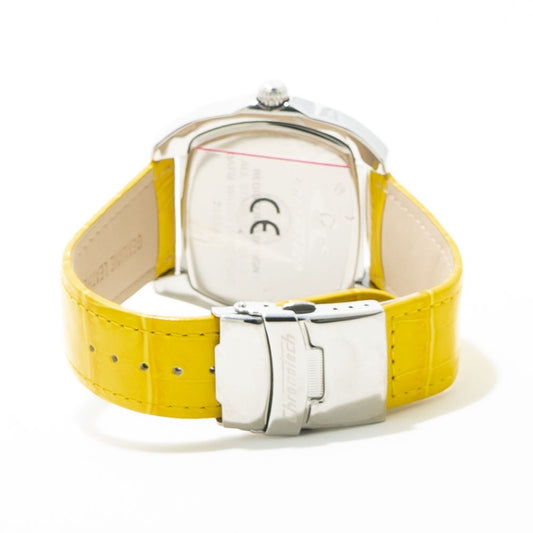Chronotech Yellow Leather Watch $154.00 Chronotech Luzworld