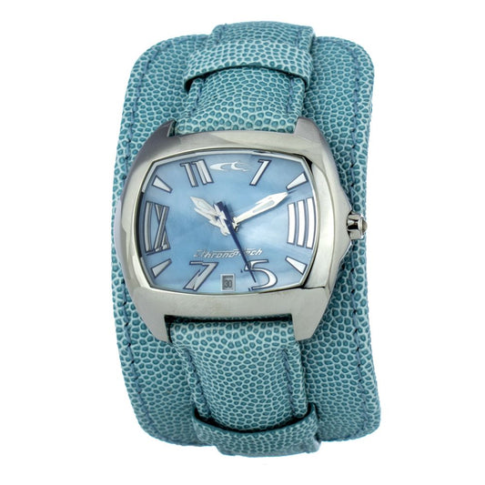 Chronotech Green Leather Watch $149.00 Chronotech Luzworld