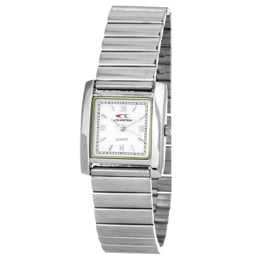 Chronotech Silver Stainless Steel Watch $154.00 Chronotech Luzworld