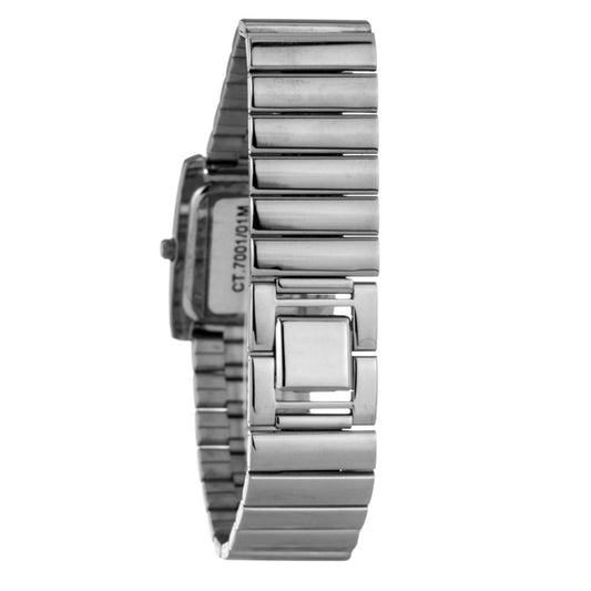 Chronotech Silver Stainless Steel Watch $154.00 Chronotech Luzworld
