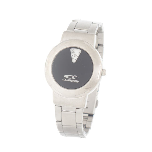 Chronotech Silver Stainless Steel Watch $160.00 Chronotech Luzworld