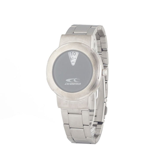 Chronotech Silver Stainless Steel Watch $114.00 Chronotech Luzworld