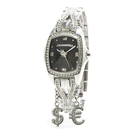 Chronotech Silver Stainless Steel Watch $220.00 Chronotech Luzworld