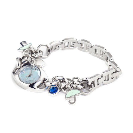 Chronotech Silver Stainless Steel Watch $203.00 Chronotech Luzworld