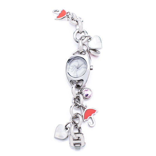 Chronotech Silver Stainless Steel Watch $203.00 Chronotech Luzworld