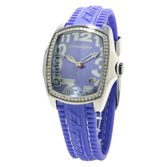 Chronotech Blue Rubber Watch $172.00 Chronotech Luzworld
