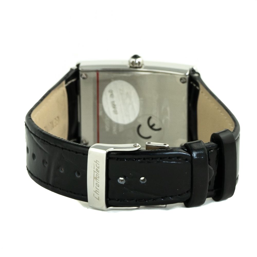 Chronotech Silver Stainless Steel Watch $173.00 Chronotech Luzworld