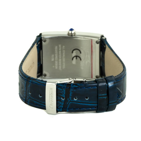 Chronotech Blue Leather Watch $165.00 Chronotech Luzworld