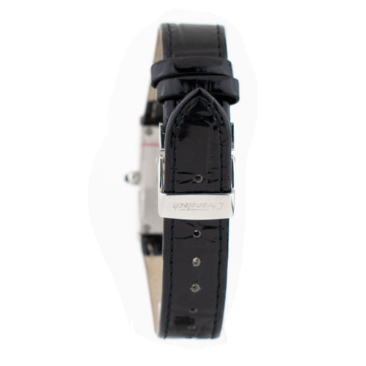 Chronotech Black Leather Watch $165.00 Chronotech Luzworld