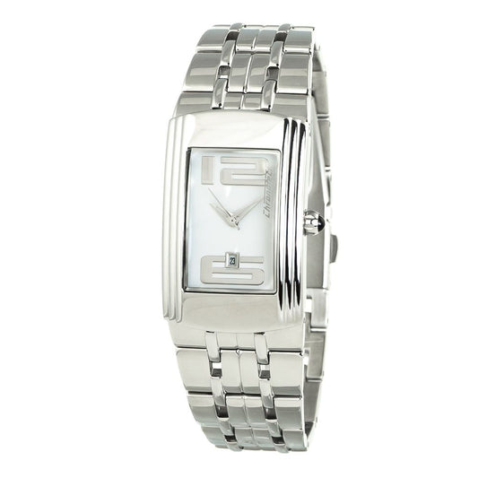 Chronotech Silver Stainless Steel Watch $203.00 Chronotech Luzworld