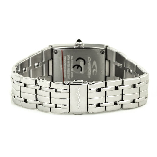 Chronotech Silver Stainless Steel Watch $203.00 Chronotech Luzworld