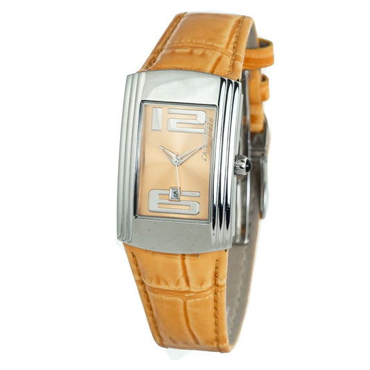 Chronotech Orange Leather Watch $165.00 Chronotech Luzworld