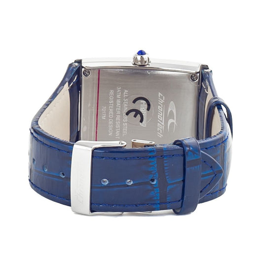 Chronotech Blue Leather Watch $165.00 Chronotech Luzworld