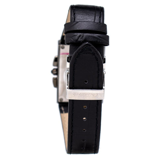 Chronotech Black Leather Watch $416.00 Chronotech Luzworld