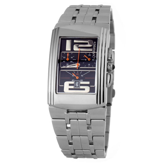 Chronotech Silver Stainless Steel Watch $460.00 Chronotech Luzworld