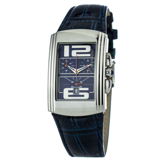 Chronotech Blue Leather Watch $204.00 Chronotech Luzworld