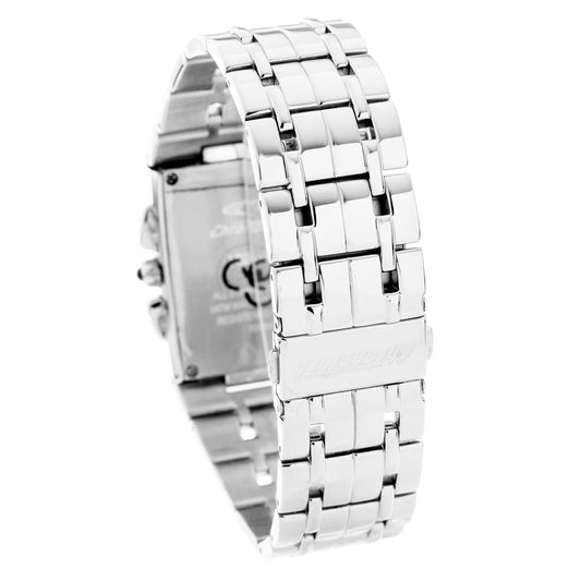 Chronotech Silver Stainless Steel Watch $460.00 Chronotech Luzworld