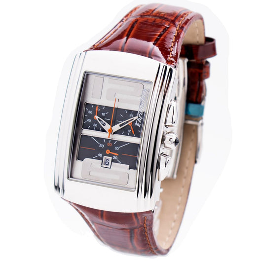 Chronotech Brown Leather Watch $221.00 Chronotech Luzworld