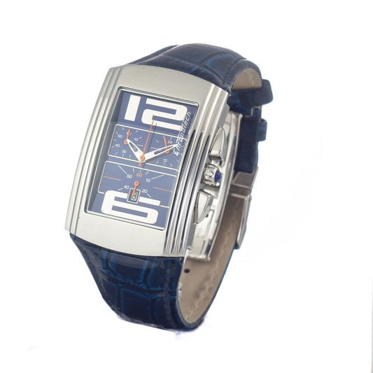 Chronotech Blue Leather Watch $416.00 Chronotech Luzworld