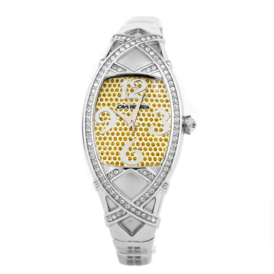 Chronotech Silver Stainless Steel Watch $187.00 Chronotech Luzworld