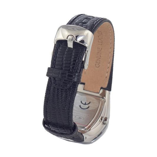 Chronotech Black Leather Watch $187.00 Chronotech Luzworld