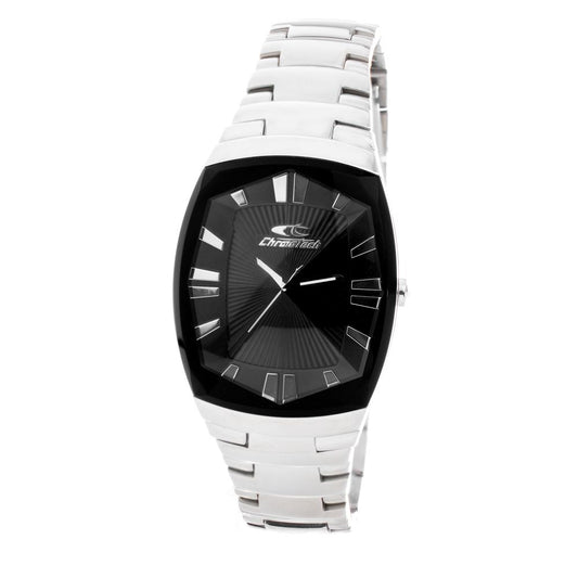 Chronotech Silver Stainless Steel Watch $203.00 Chronotech Luzworld