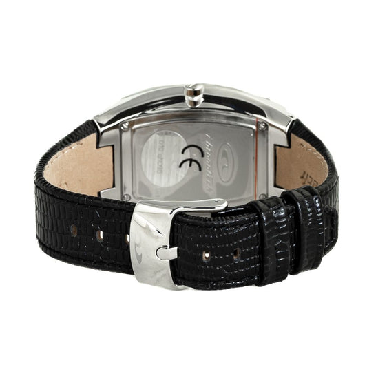 Chronotech Black Leather Watch $187.00 Chronotech Luzworld